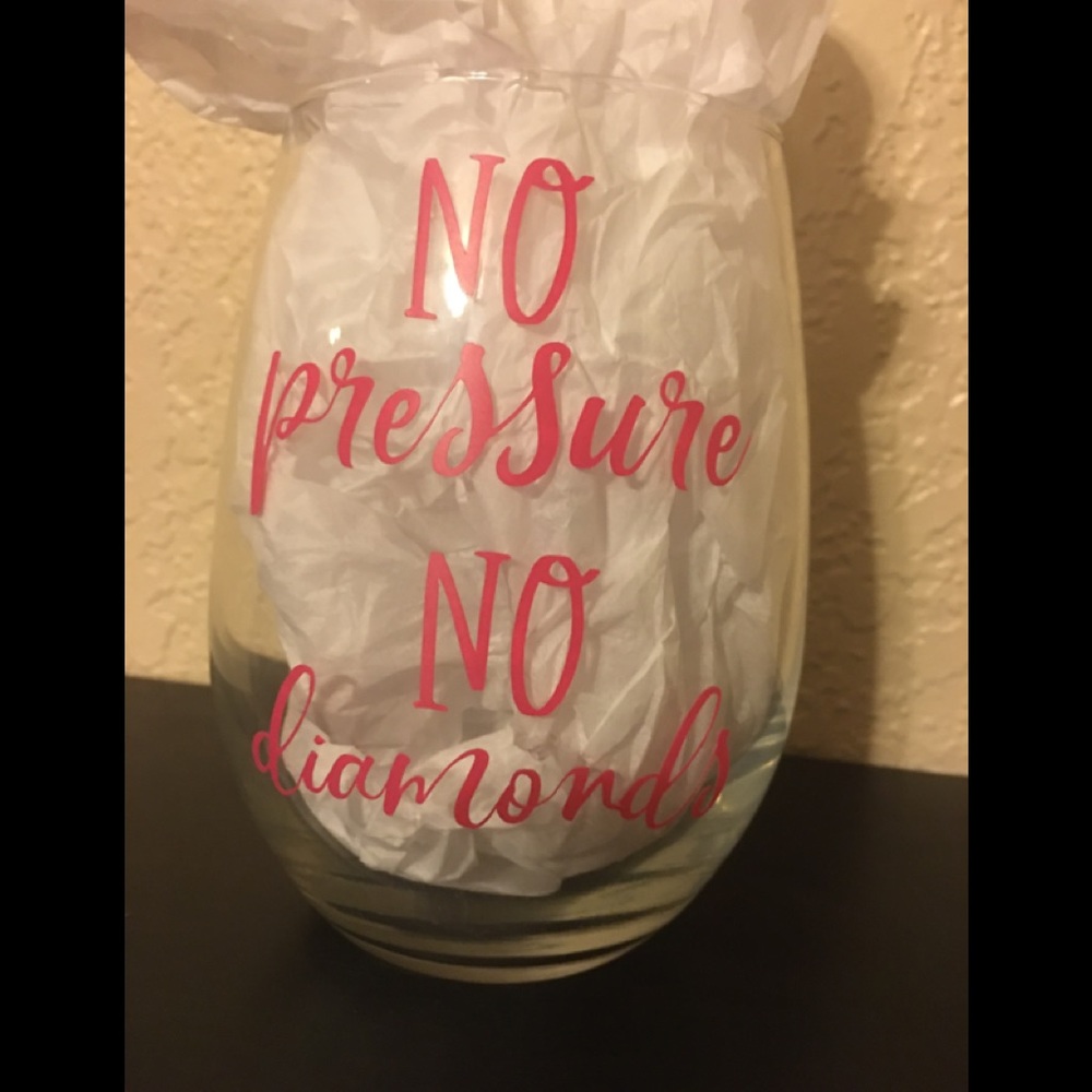 Motivational wine glass